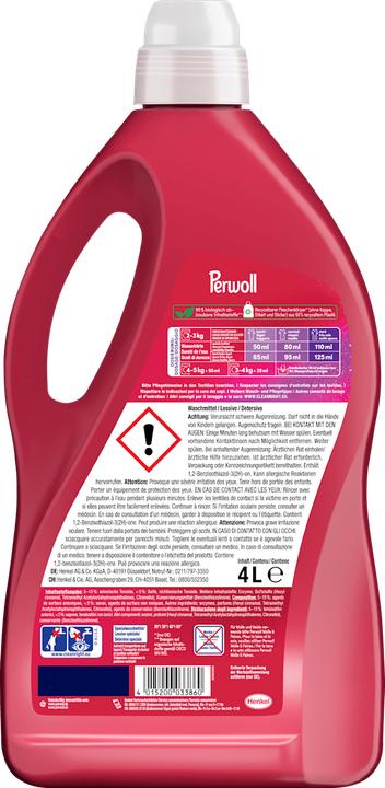 Image du produit Perwoll Color Detergent 80 Wash Loads - Delicate Formula Cleans Gently (80 Cycles de lavage, Lessive liquide)