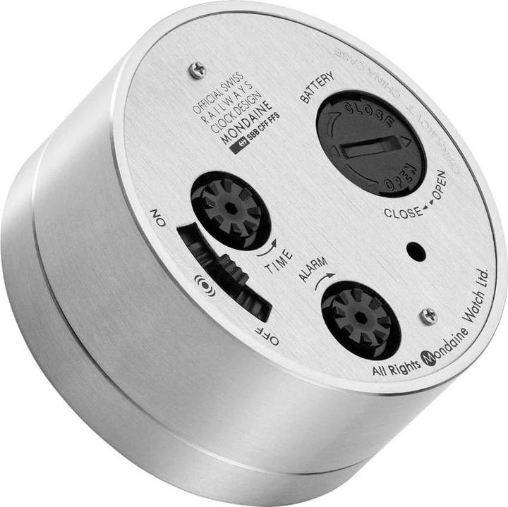 Actual product image Mondaine MSM.64411 Classic Travel Alarm Clocks