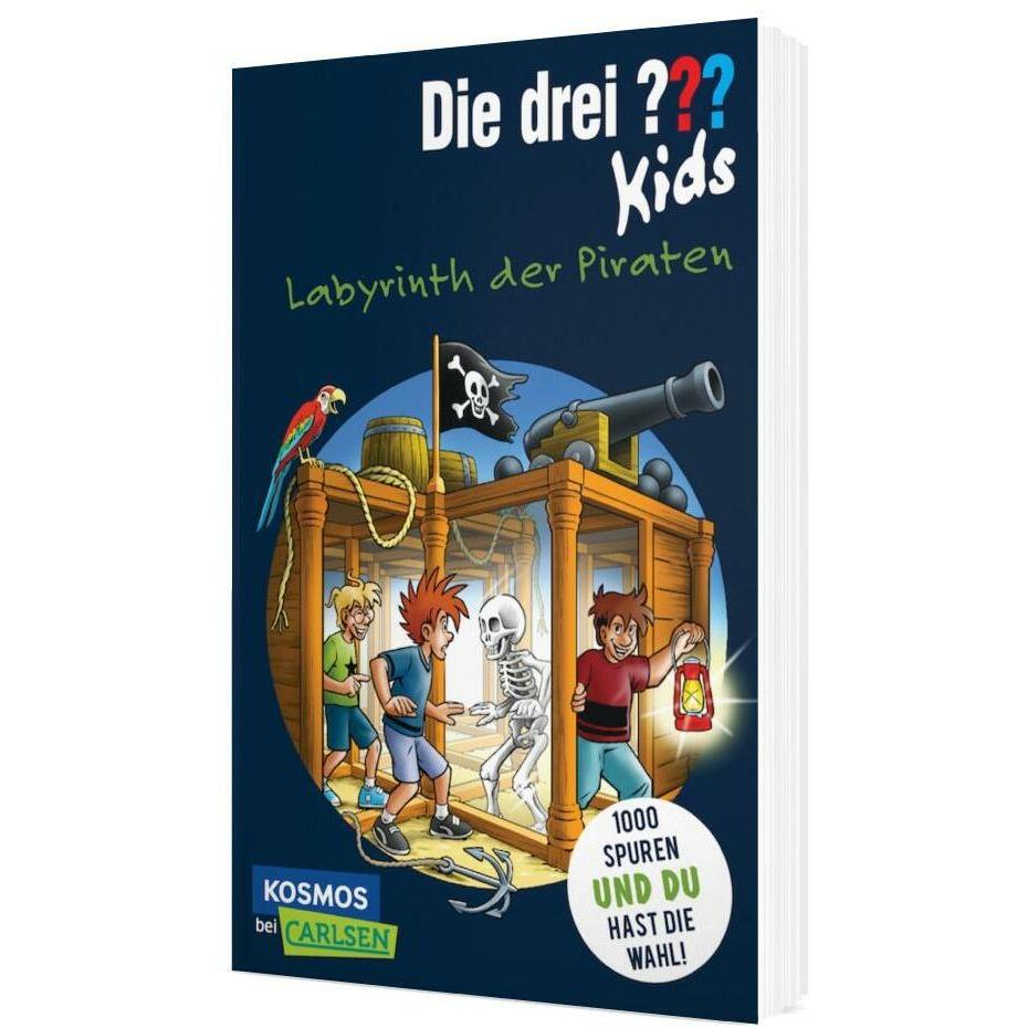 Thumbnail - Die drei??? Kids und du: Labyrinth der Piraten, Kinderbücher von Ulf Blanck, Harald Juch, Udo Smialkowski