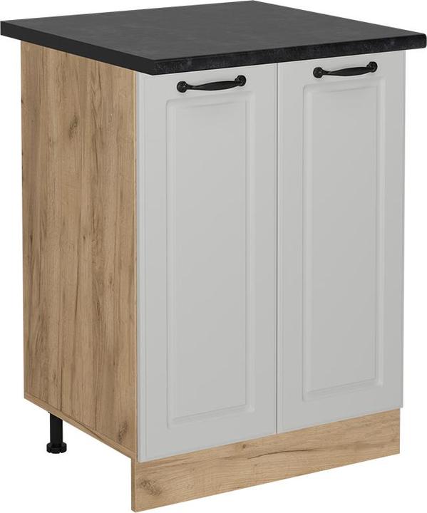 Anthrazit, Goldkraft Eiche, Weiss, Weiss Landhaus