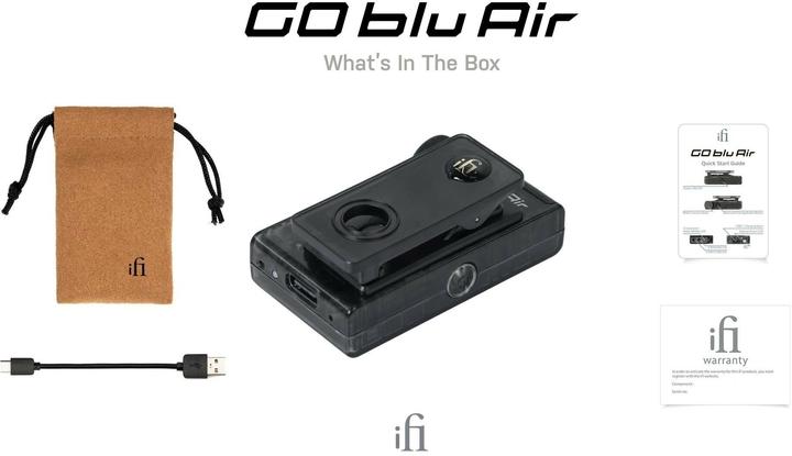 Actual product image iFi Audio GO blu Air (Bass Boost, Microphones, USB-DAC, Bluetooth, aptX)