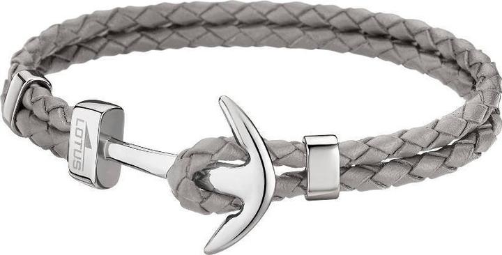 Produktbild Lotus Style Lederarmband Anker Grau LS1832-2/3 (Leder)