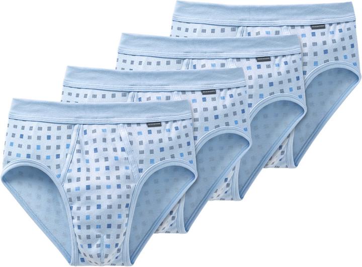Image du produit Schiesser Lot de 4 slips de sport à fines côtes Cotton Essentials (M, paquet de 4)