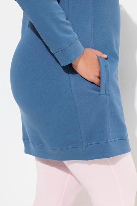 Produktbild Ulla Popken Sweatkleid, Stehkragen, Langarm, Taschen (50, 52)