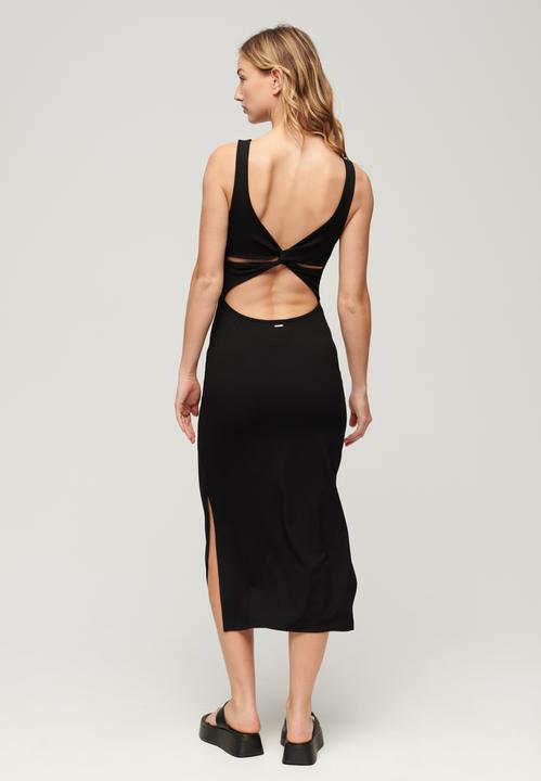 Actual product image Superdry Jersey Twist Back Midi Dress (10XL)