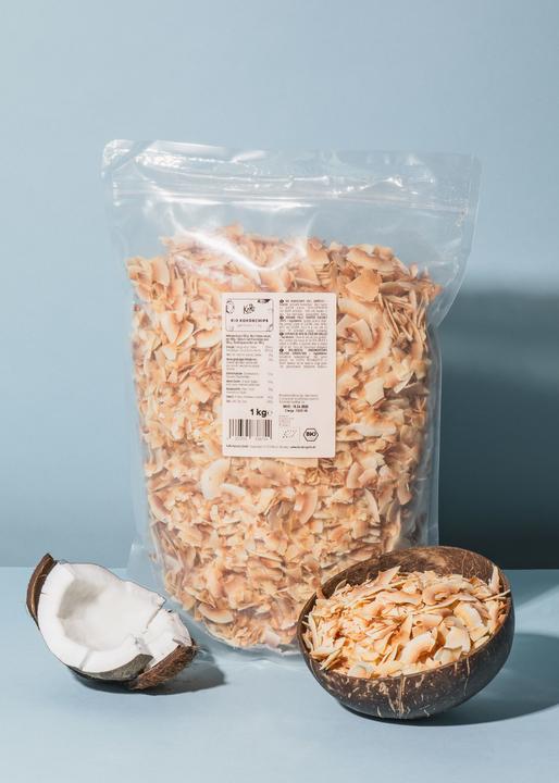 Produktbild KoRo Bio getrocknete und geröstete Kokoschips (1000 g, 1 Stk.)