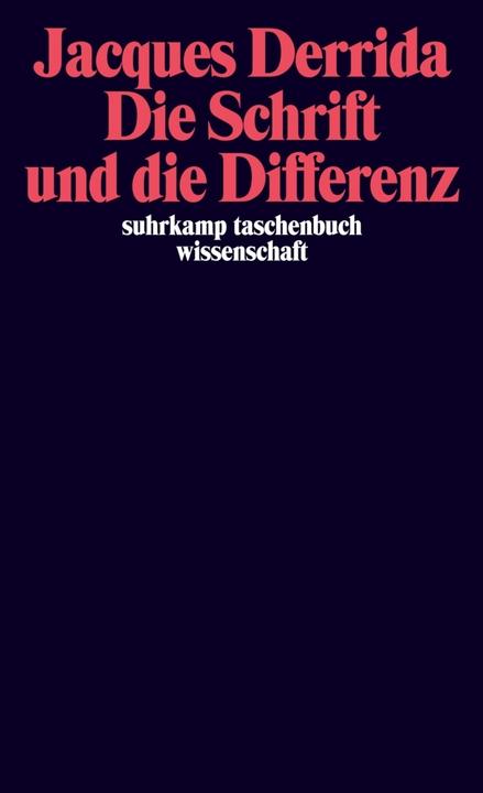 Produktbild Die Schrift und die Differenz (Deutsch, Jacques Derrida, 2000)