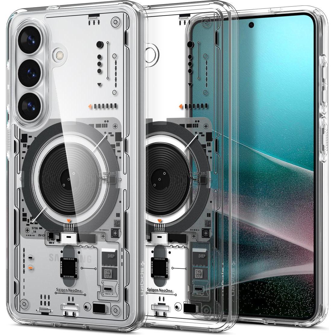 Spigen - Ultra Hybrid MagSafe - Samsung Galaxy S26 - Neo One (Samsung Galaxy S26), Cover smartphone, Trasparente