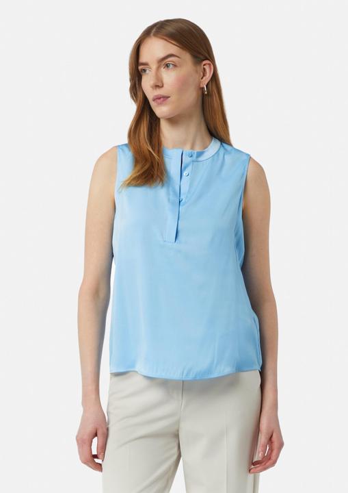 Produktbild Comma Bluse Satin-Top mit verdeckter Knopfleiste (36)