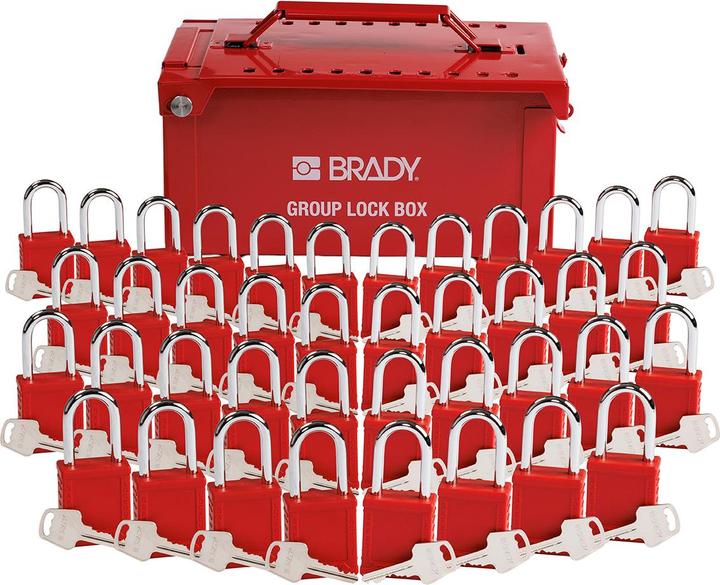 Actual product image Brady Portable Group Lockout Box -