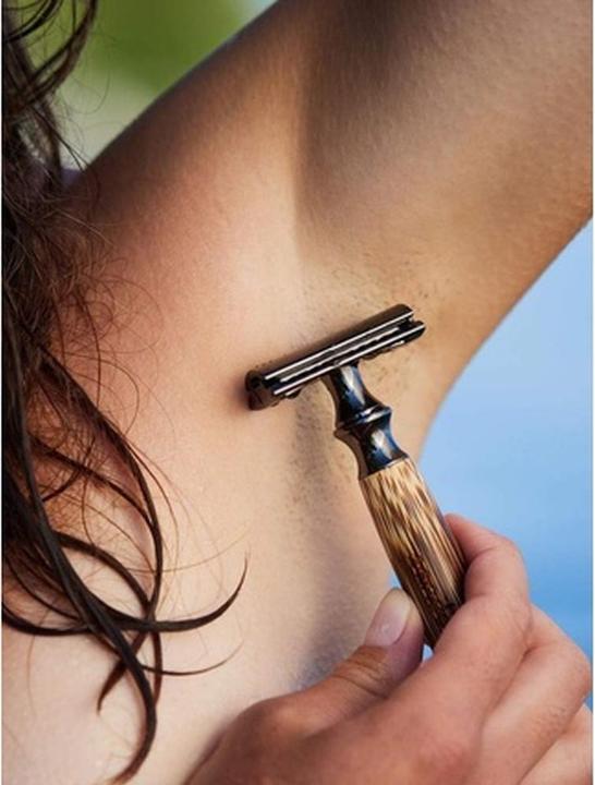 Image du produit Pandoo Rasoir en bambou avec manche en plastique
