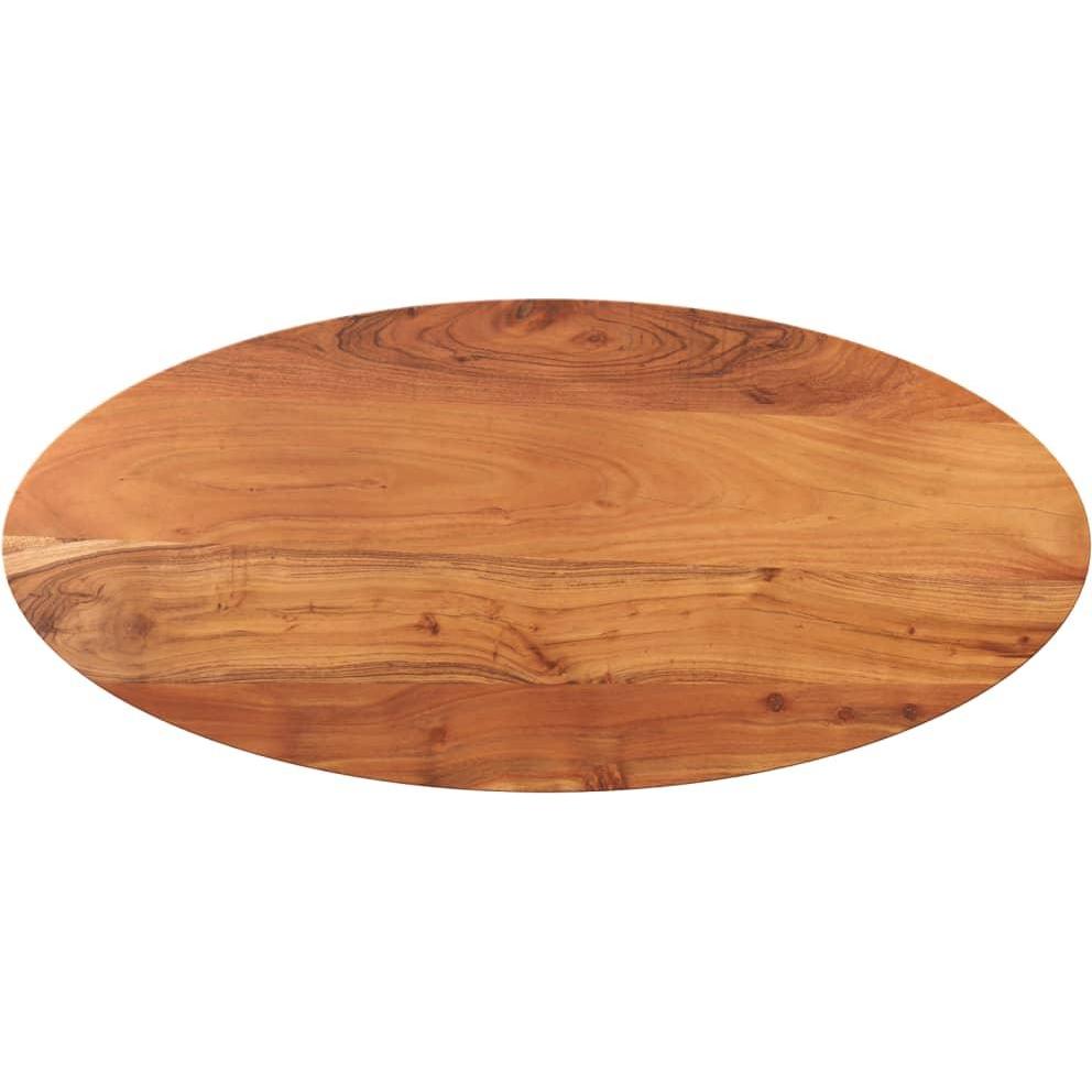 Thumbnail - VidaXL, Tischplatte, Tischplatte Holzplatte Massivholzplatte 100x40x3,8cm Oval Akazienholz