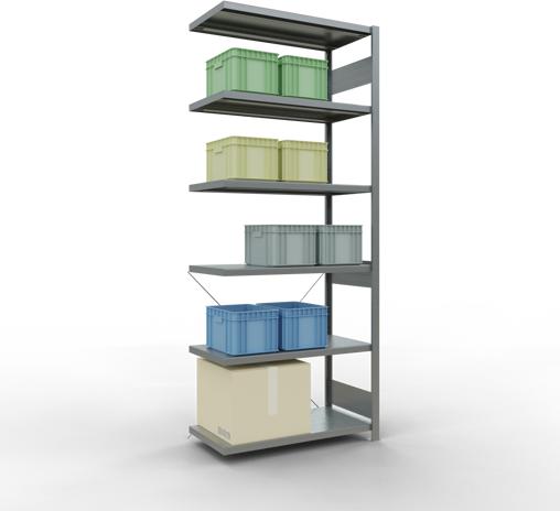 Actual product image Schulte Lagertechnik MULTIplus330 boltless bay system with cross brace