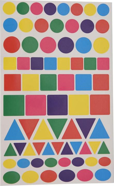 Produktbild Aufkleber Geometrische Formen, 288 Stück.