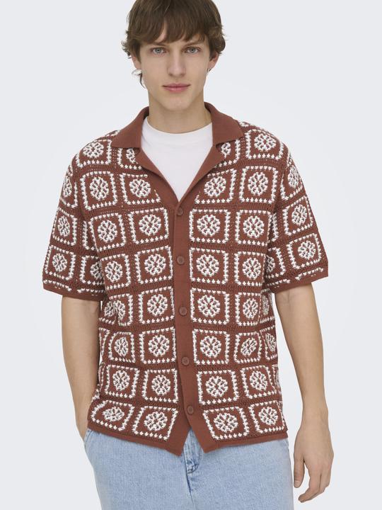 Produktbild Only & Sons ONSBART Strickjacke Gestrickter Rollkragen (S)