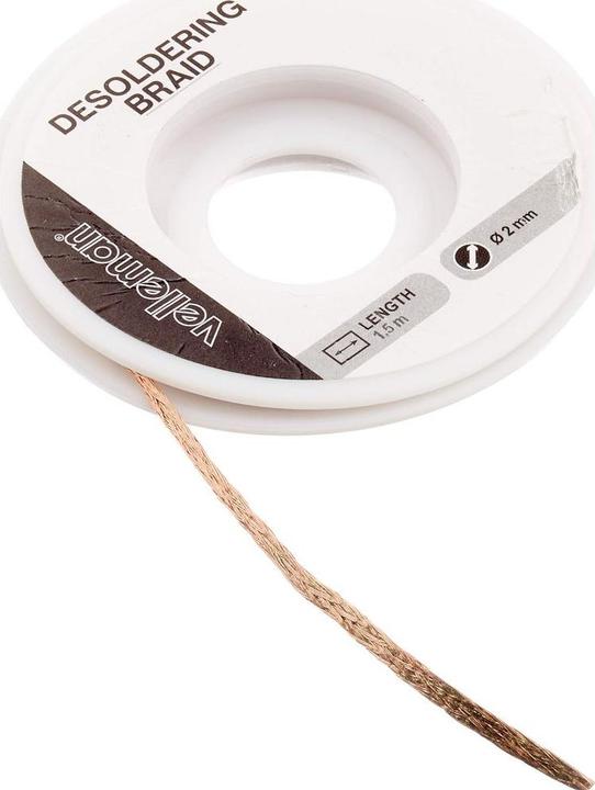 Image du produit Velleman Fil à dessouder (tresses à dessouder)