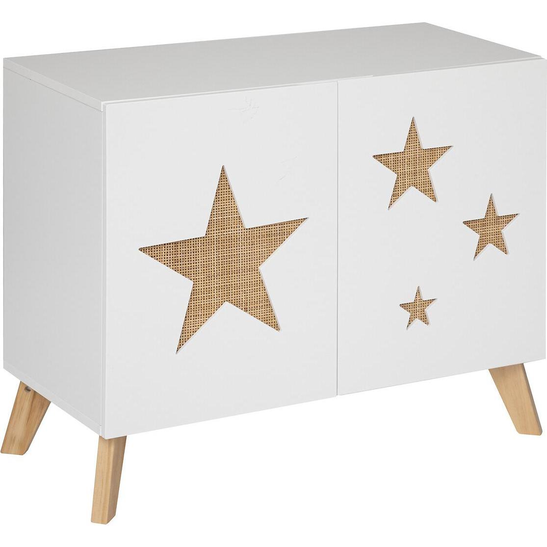 Atmosphera, Kinderregal, Star-Aufbewahrungsschrank, weiss