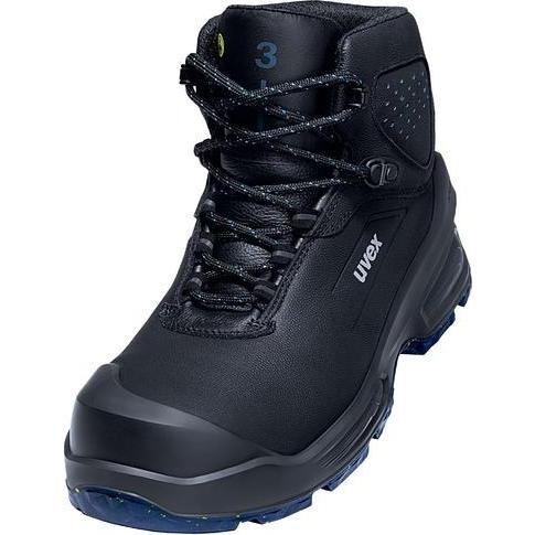 Uvex Sports, Sicherheitsschuhe, uvex 3 MACSOLE Stiefel S3 68612 schwarz Weite 11 Grösse 46 (S3, 46)