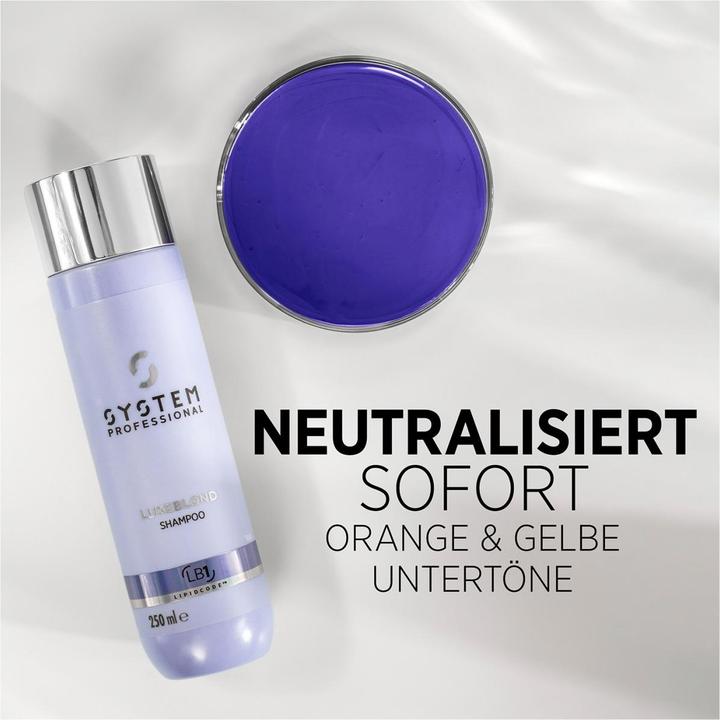 Actual product image System Professional LuxeBlond Shampoo (250 ml, Liquid shampoo)