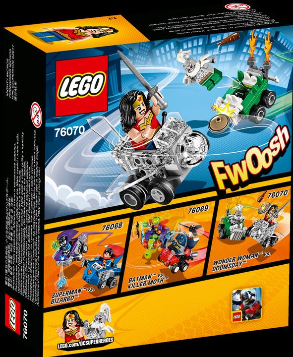 LEGO DC Comics Super Heroes Mighty Micros : Wonder Woman vs. Doomsday (76070, LEGO DC)