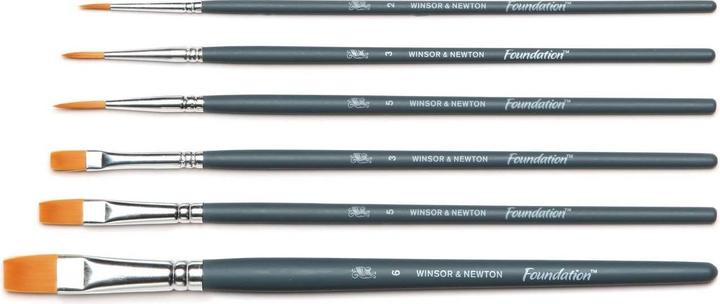 Produktbild Winsor & Newton WAT COL SHORT No. 15 Rnd 2, 3, 5, Flat 3, 5, 6 SH (6 mm)
