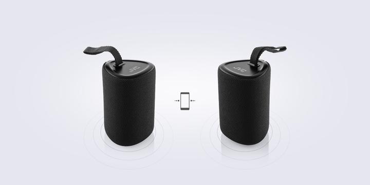 Image du produit JVC Głośnik BT XS-E213B black (8 h, Alimentation via port USB)