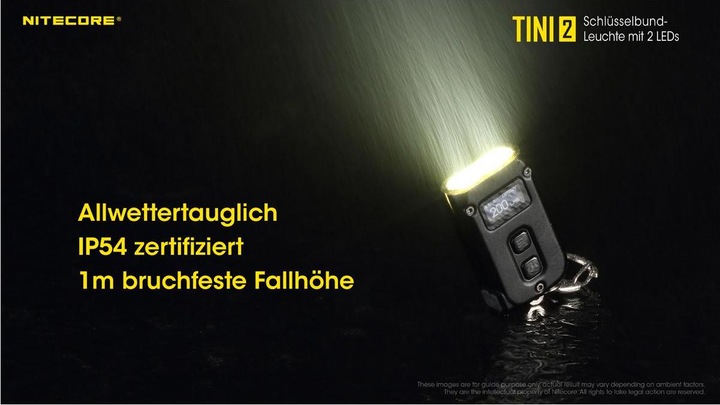 Productafbeelding Nitecore TINI2 (4.70 cm, 500 lm)