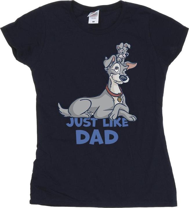Image du produit Disney - T-shirt LADY AND THE TRAMP JUST LIKE DAD - Femme (S)