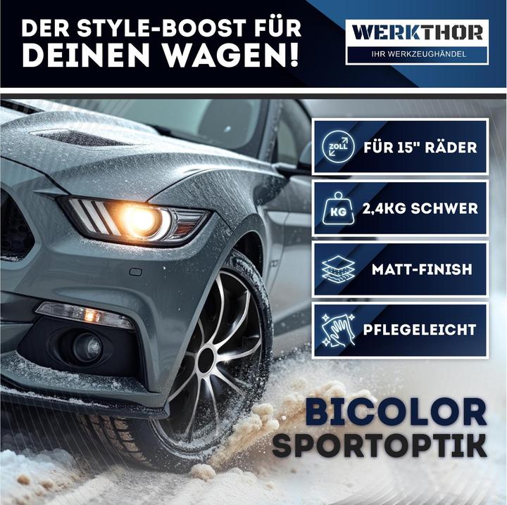 Image du produit Werkthor Radzierblende 4er Set 15 (4 pièce(s), 15")