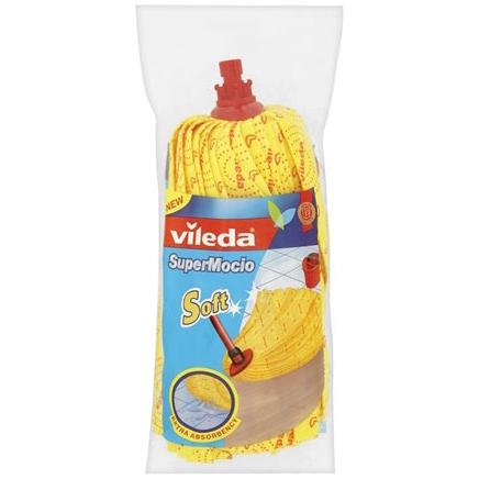 6x Vileda Super Mocio, Reinigungsutensil, Gelb, Rot