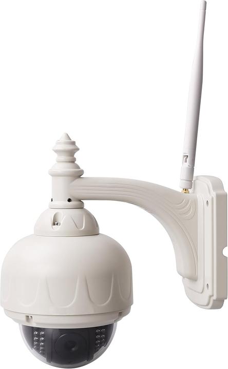 Image du produit LKM security Caméra IP rotative et pivotante, vision nocturne, zoom 5x, grand angle, résistante aux intempéries (1280 x 720 pixels)