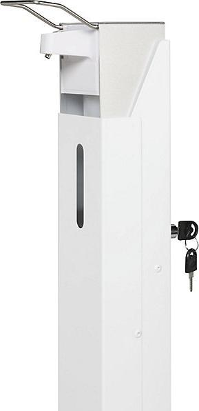 Image du produit VAR Colonne de désinfection, pour l'intérieur, sans distributeur à pompe, blanc.