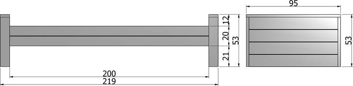 Produktbild Woood Dennis (90 x 200 cm)