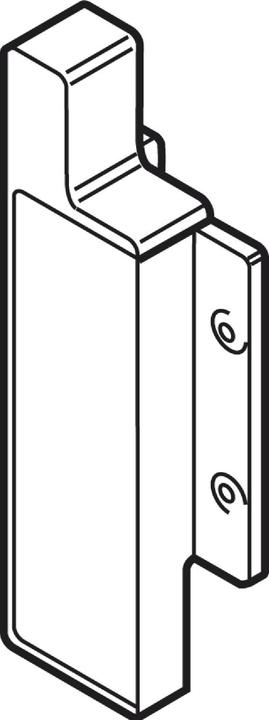 Produktbild Blum METABOX Fronthalter für Innenschubkasten Schraubversion, Höhe K, rechts