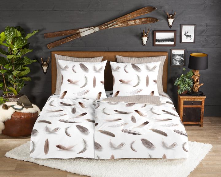 Actual product image Good Morning Feathers (Bedding set, 135 x 200 cm)