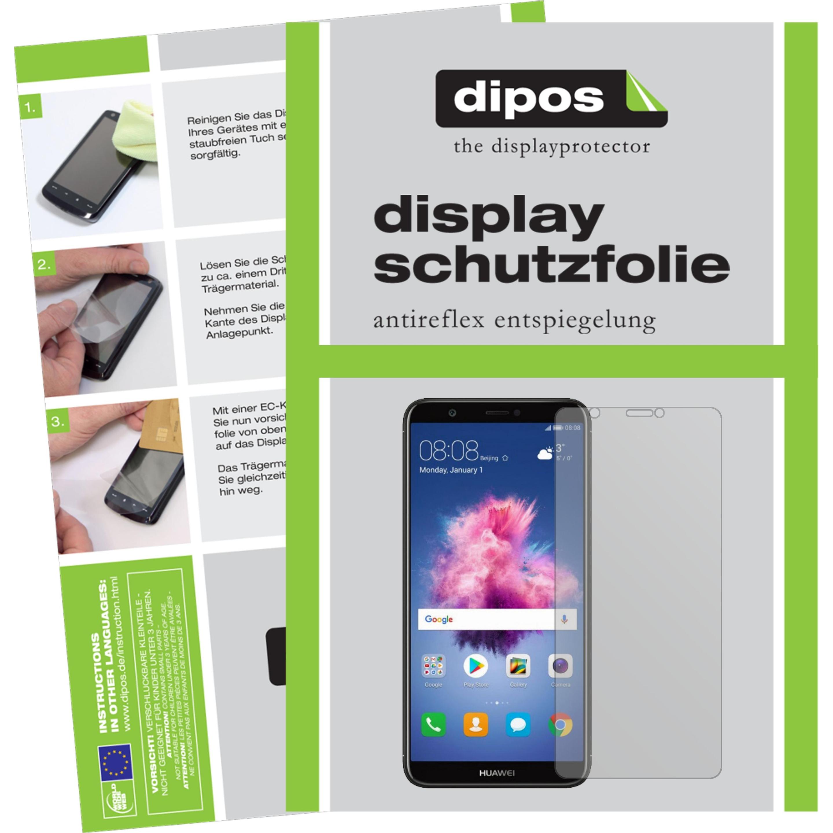 Dipos Displayschutzfolie Antireflex (5 Stück, Huawei P Smart), Smartphone Schutzfolie, Transparent