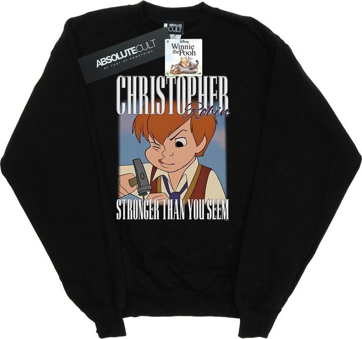 Produktbild Disney Winnie The Pooh Christopher Robin Montage Sweatshirt Jungen (152, 158)
