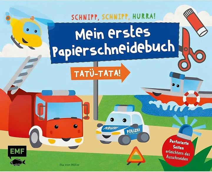 Papierschneidebuch - Tatü-Tata (German, Pia von Miller, 2023)