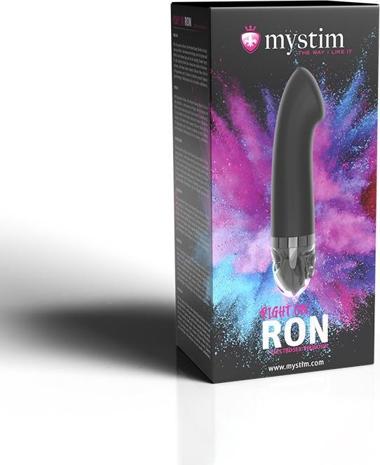 Image du produit Mystim Vibromasseur Right on Ron eStim Noir