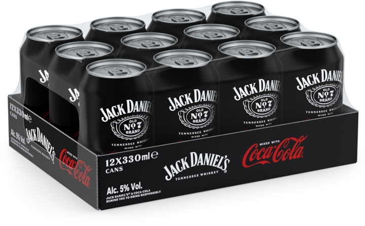 Produktbild Coca Cola Jack & Coke (12 x 33 cl)