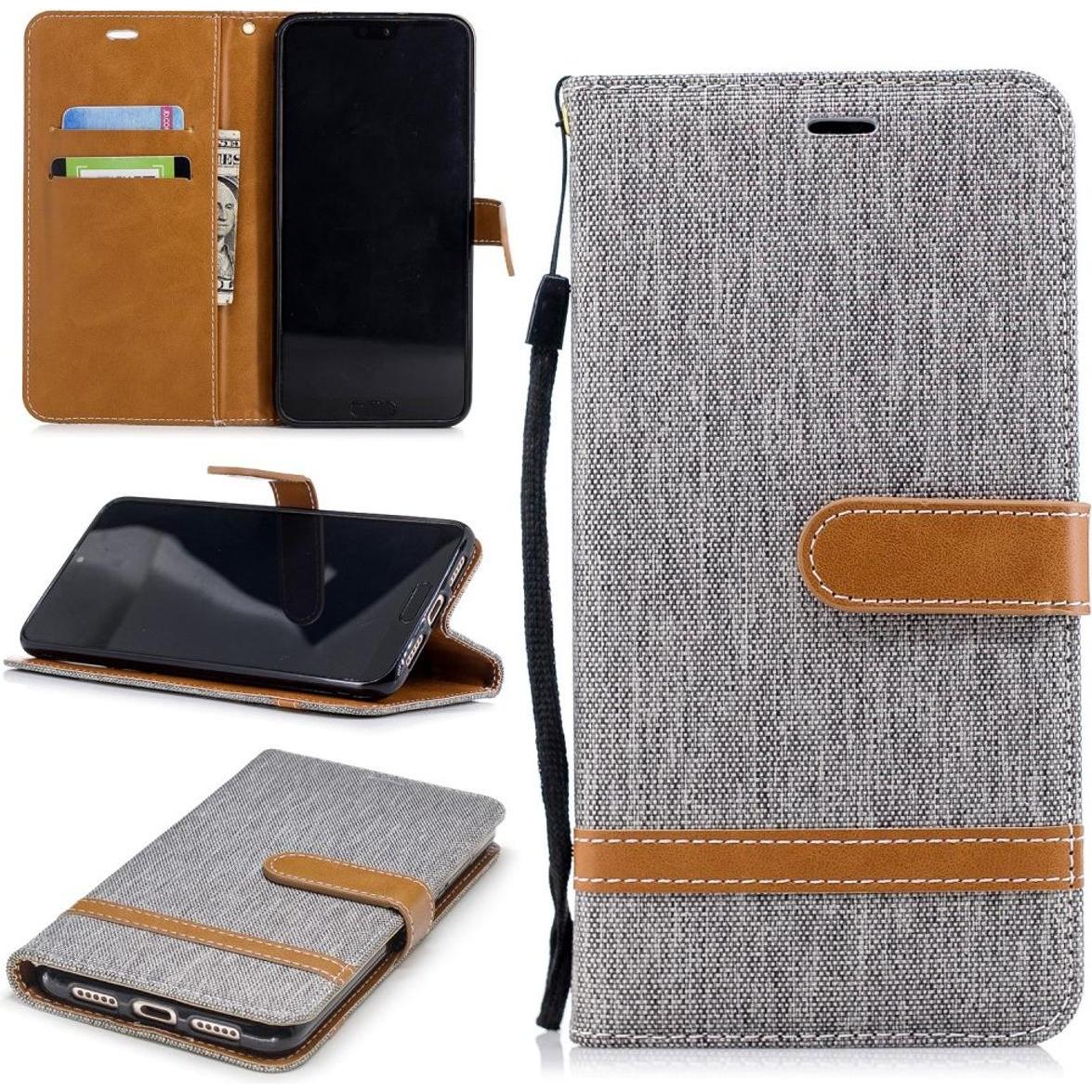 König Design Hülle Handy Schutz für Huawei P20 Pro Case Cover Tasche Wallet Etui Handyhülle (Huawei P20 Pro), Smartphone...