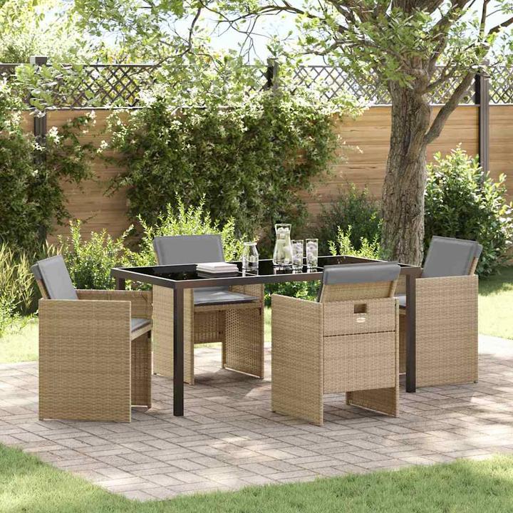 Produktbild vidaXL Garten Essgruppe (160 x 80 x 73 cm)