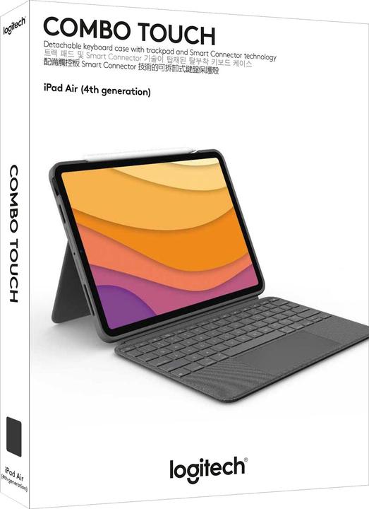 Immagine prodotto Logitech Combo Touch (Ing. Int., iPad Air 2020 (4. Gen), iPad Air 2022 (5a generazione))