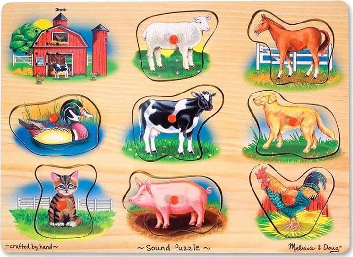 Image du produit Melissa & Doug Ferme avec son (9 pièces)