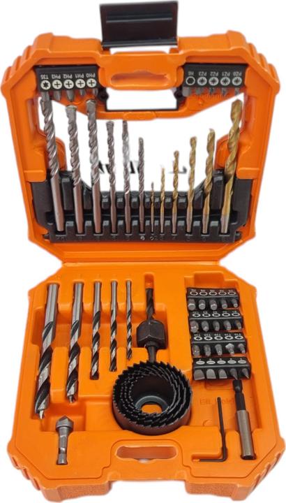 Actual product image Wellcut 56-piece bit and drill bit set ( WC-DB56 ) PH / PZ / HEX / Schiltz / TX / Robertson metal /
