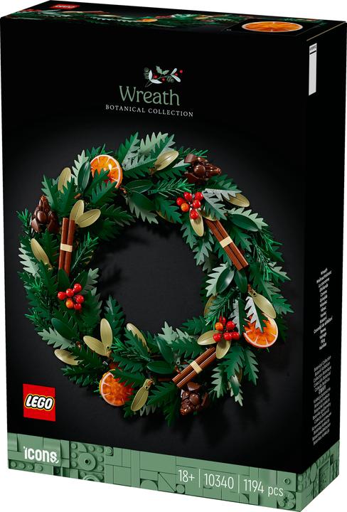 Image du produit LEGO Couronne de Noël (10340, LEGO Icons)