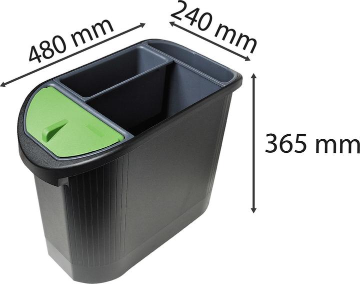 Image du produit Exacompta Corbeilles à papier avec éventail (26 l)