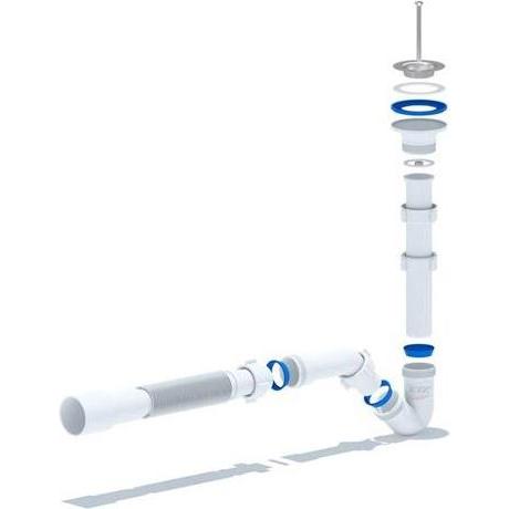 Thumbnail - Ani Plast, Siphon, SIPHON BIDET 1 1/4X32 FLEXI PIPE BD1016 (Siphon-Montagematerial)