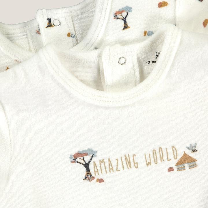 Produktbild La Redoute Collections 2er-Pack Samt-Pyjamas (98)