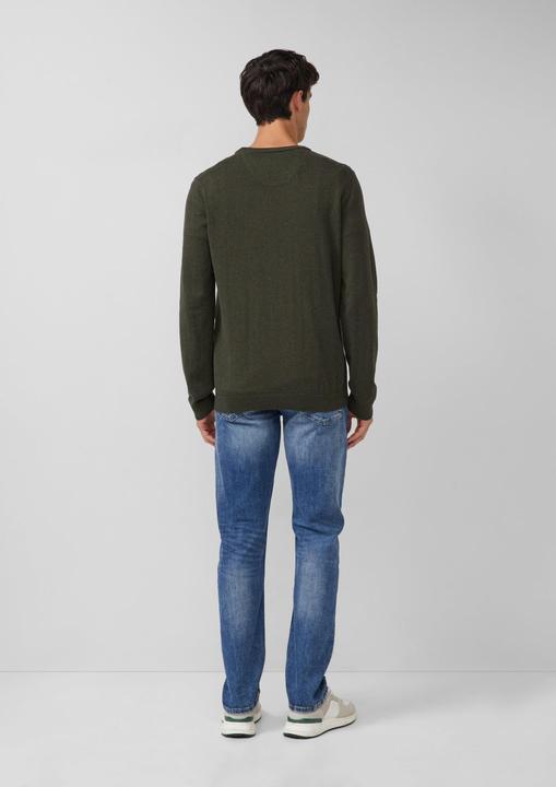 Image du produit s.Oliver Strickpullover Strickpullover mit Logo-Stickerei (M)